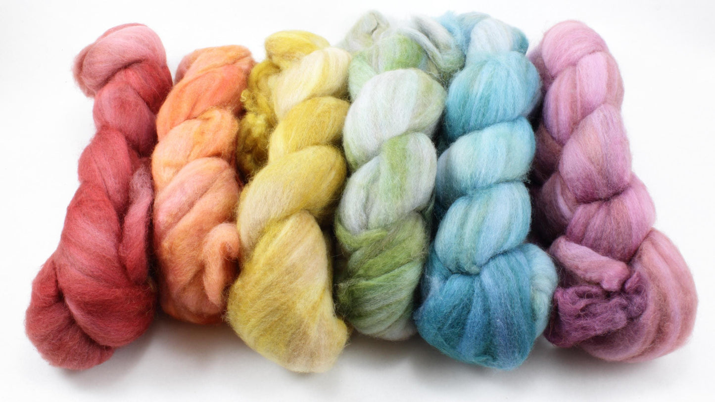 6oz Baby Camel Combed Top Set - Jewel Tones
