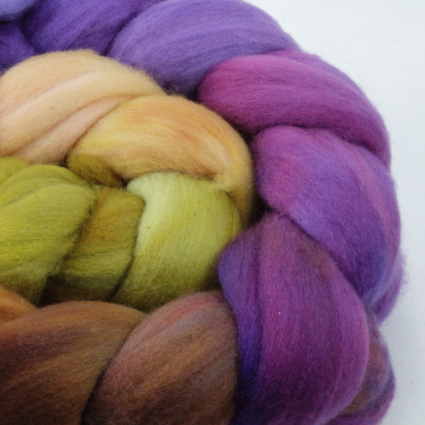 4oz 19.5 Micron Fine American Merino Combed Top - Leaf on the Wind