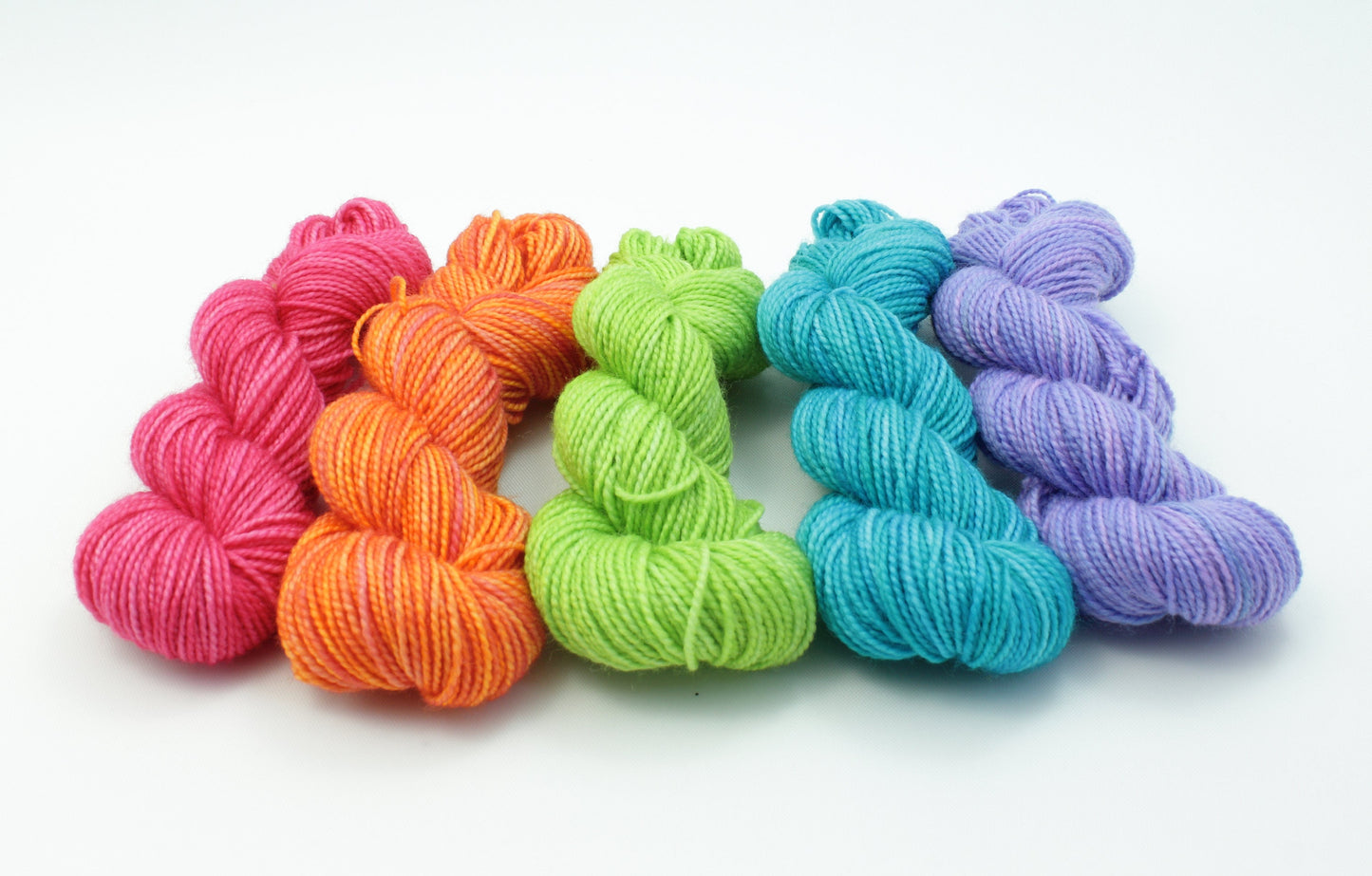 Colorwork Set - Jest SW Merino/Nylon Sock - Neon - Choose Your Yardage
