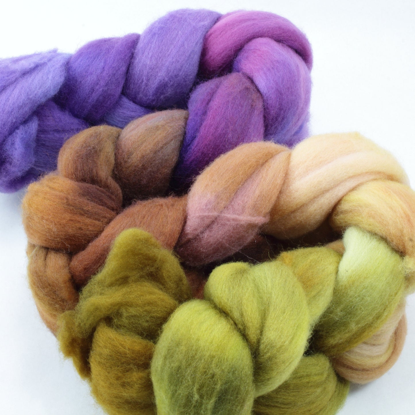 4oz 19.5 Micron Fine American Merino Combed Top - Leaf on the Wind