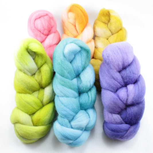 6oz Falkland Combed Top Set - Pastels