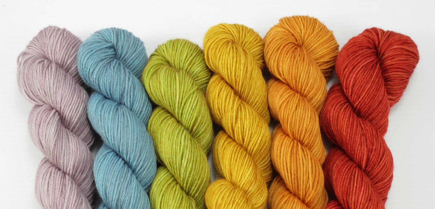 NEW - Colorwork Set - 918yd - Boundless SW Merino/Nylon Sock - Fall Faves