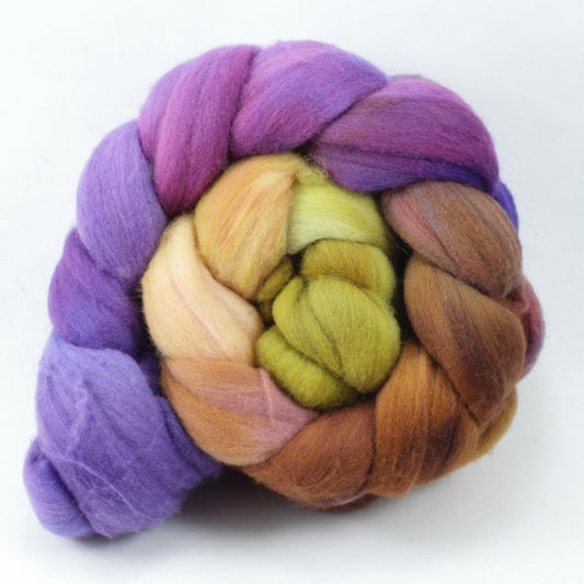 4oz 19.5 Micron Fine American Merino Combed Top - Leaf on the Wind