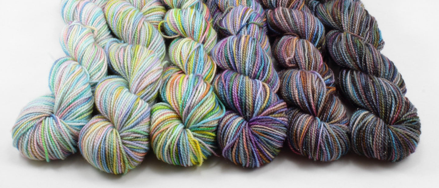 NEW - Fade Set - Jest Sparkle Sock - 198g/858yd - Stranger Danger Ranger