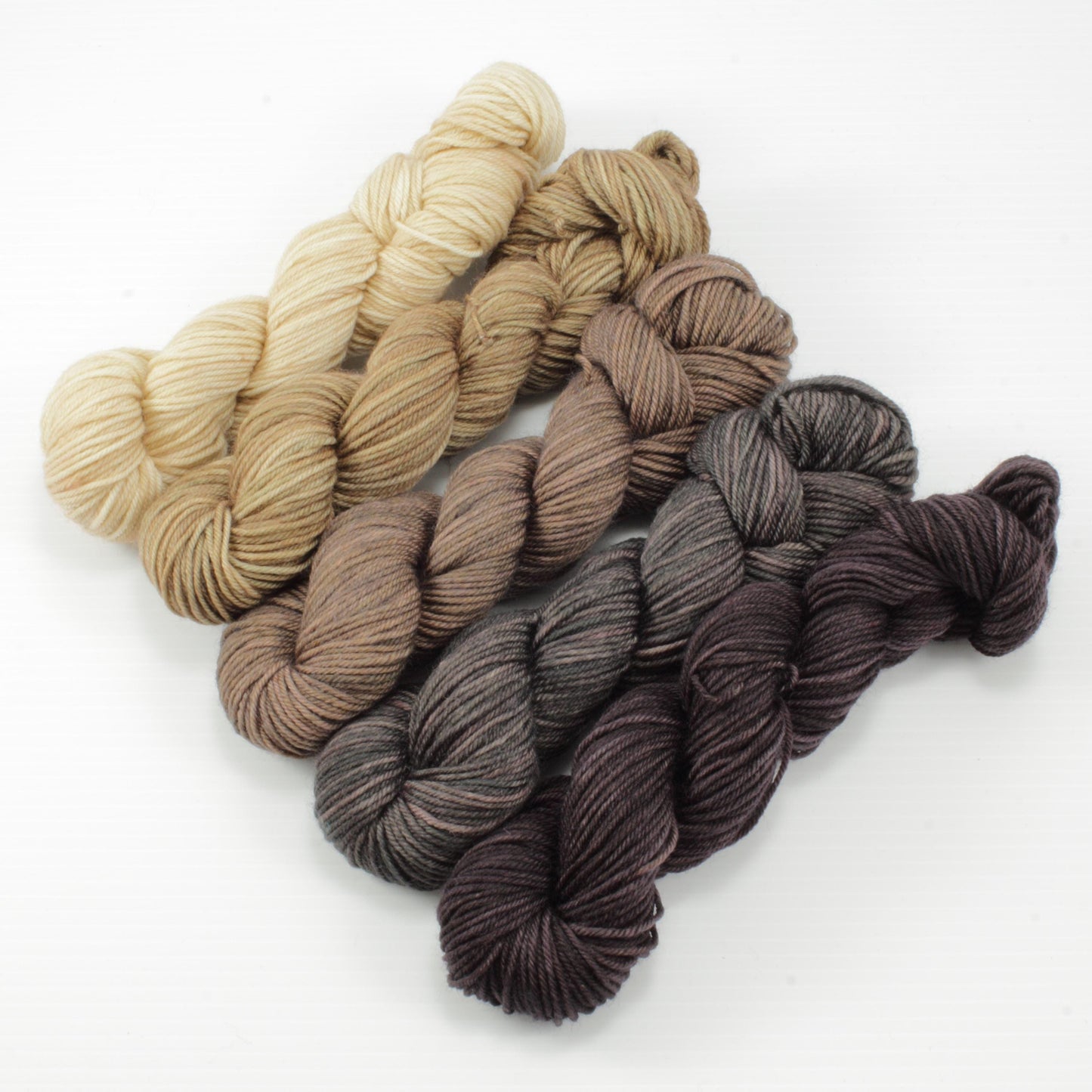 NEW - Colorwork Set - 460yd - Boundless SW Merino/Nylon Sock Yarn - Neutrals