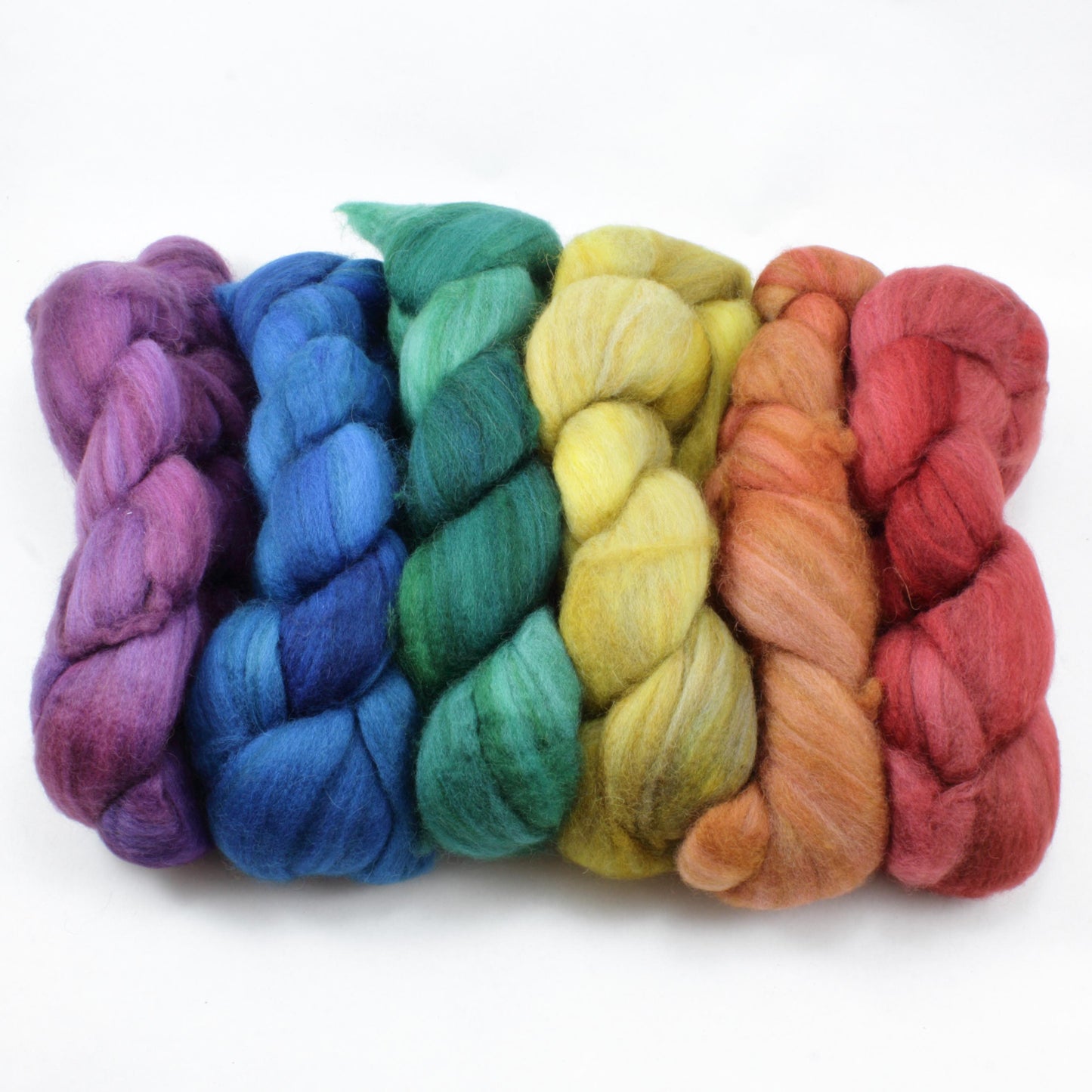 6oz Baby Camel Combed Top Set - Dark Rainbow