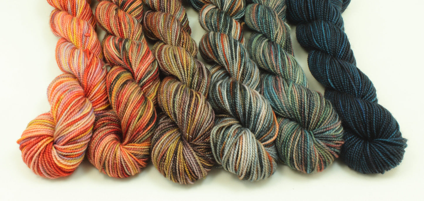 Fade Set - Jest Sock - 190g/795yd - You Can't Distract Death with Fried Pickle Chips