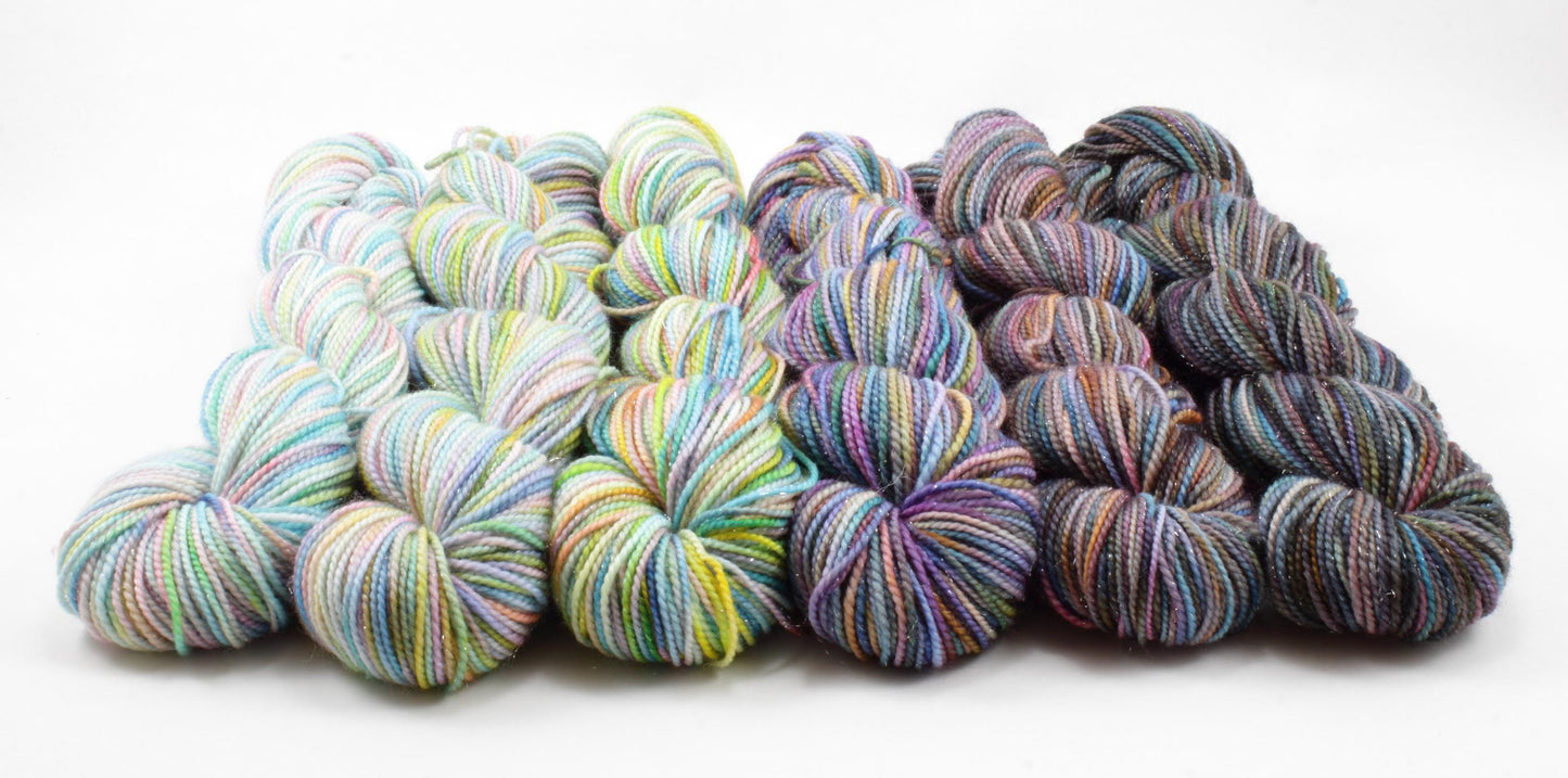 NEW - Fade Set - Jest Sparkle Sock - 198g/858yd - Stranger Danger Ranger