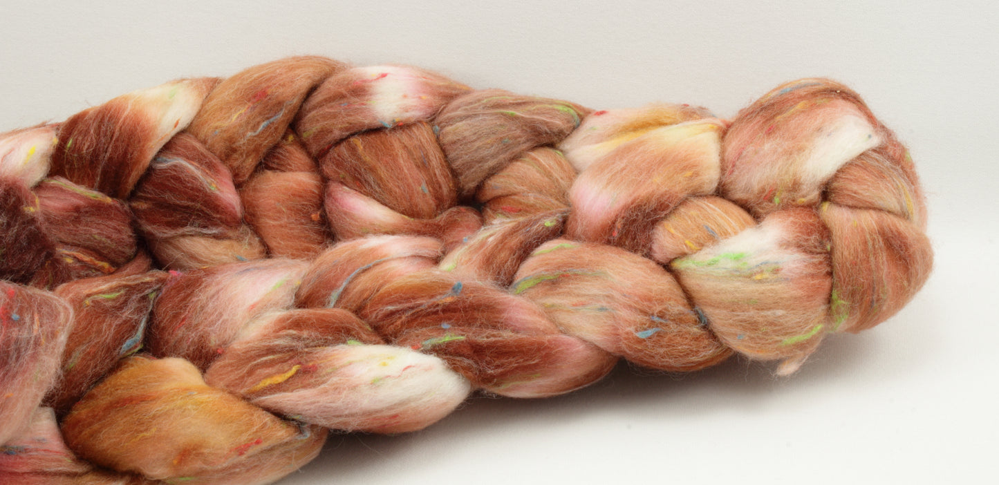 NEW - 4oz US Merino with Colored Neps - Neutral Colorways