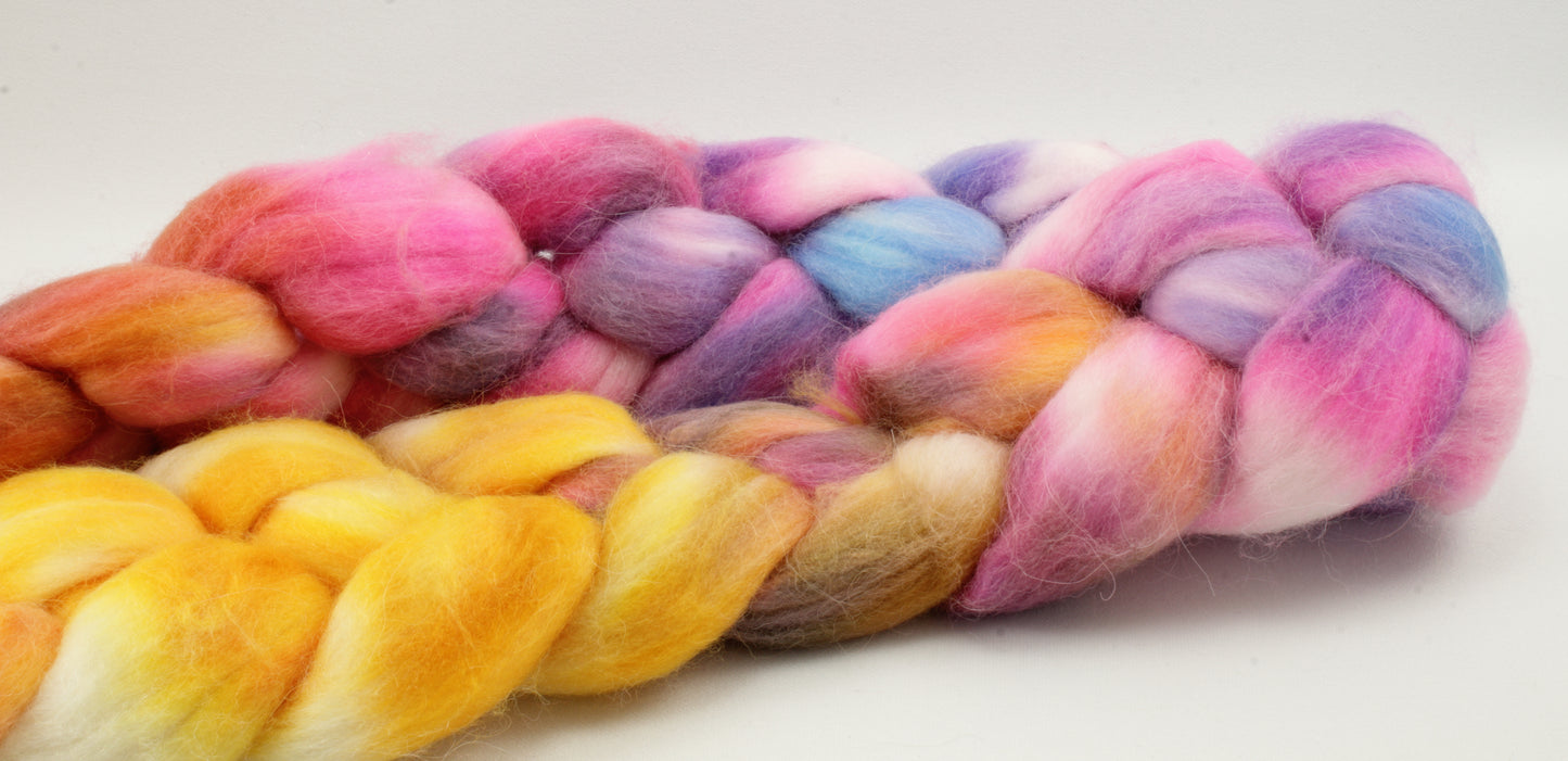NEW - 4oz US SW Merino/Alpaca Combed Top - Variegated Colorways