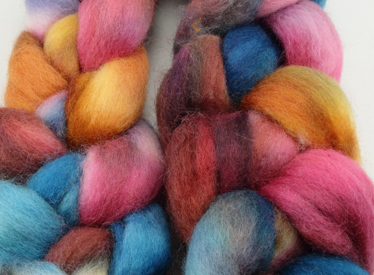 4oz Cheviot Combed Top - Hashbrown No Filter