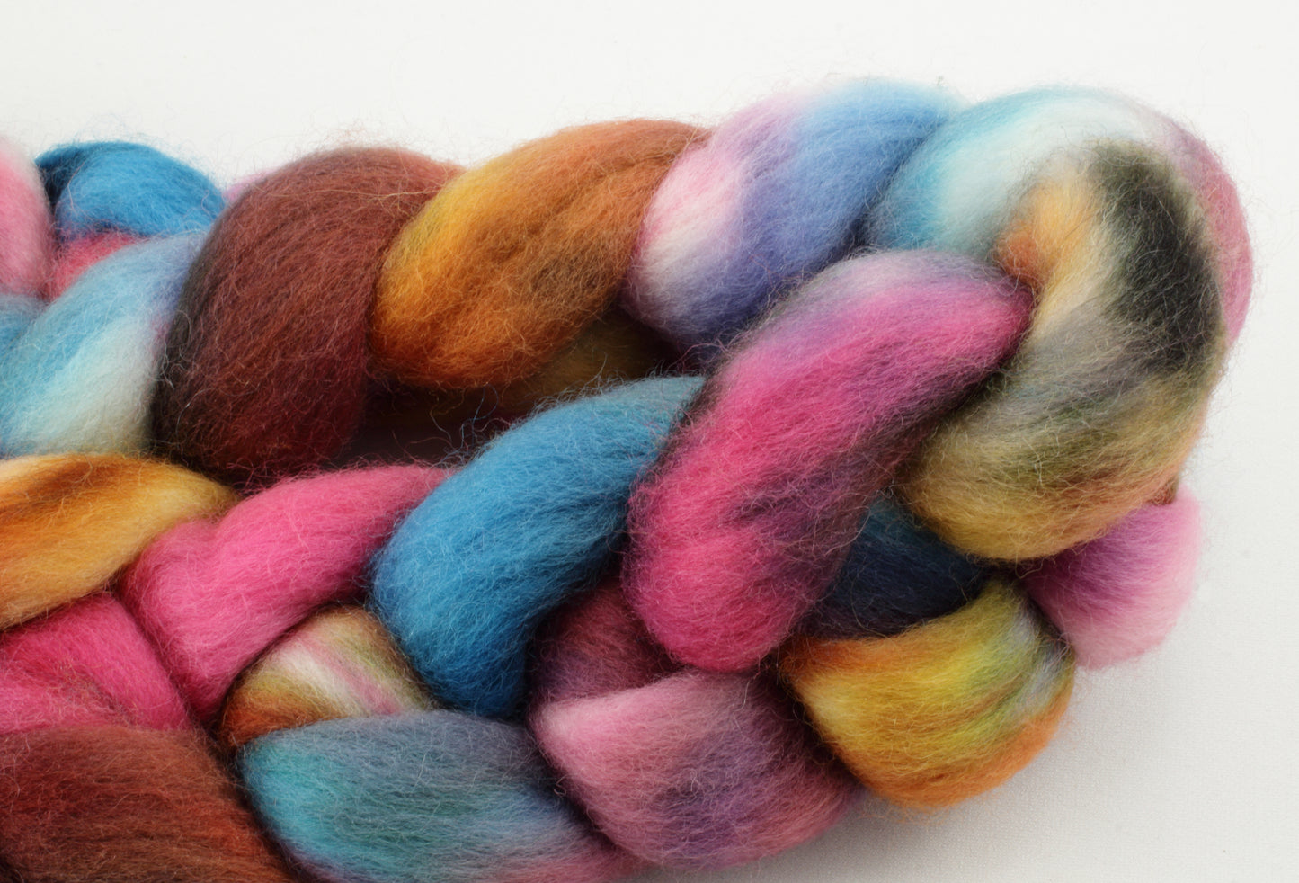 4oz Cheviot Combed Top - Hashbrown No Filter