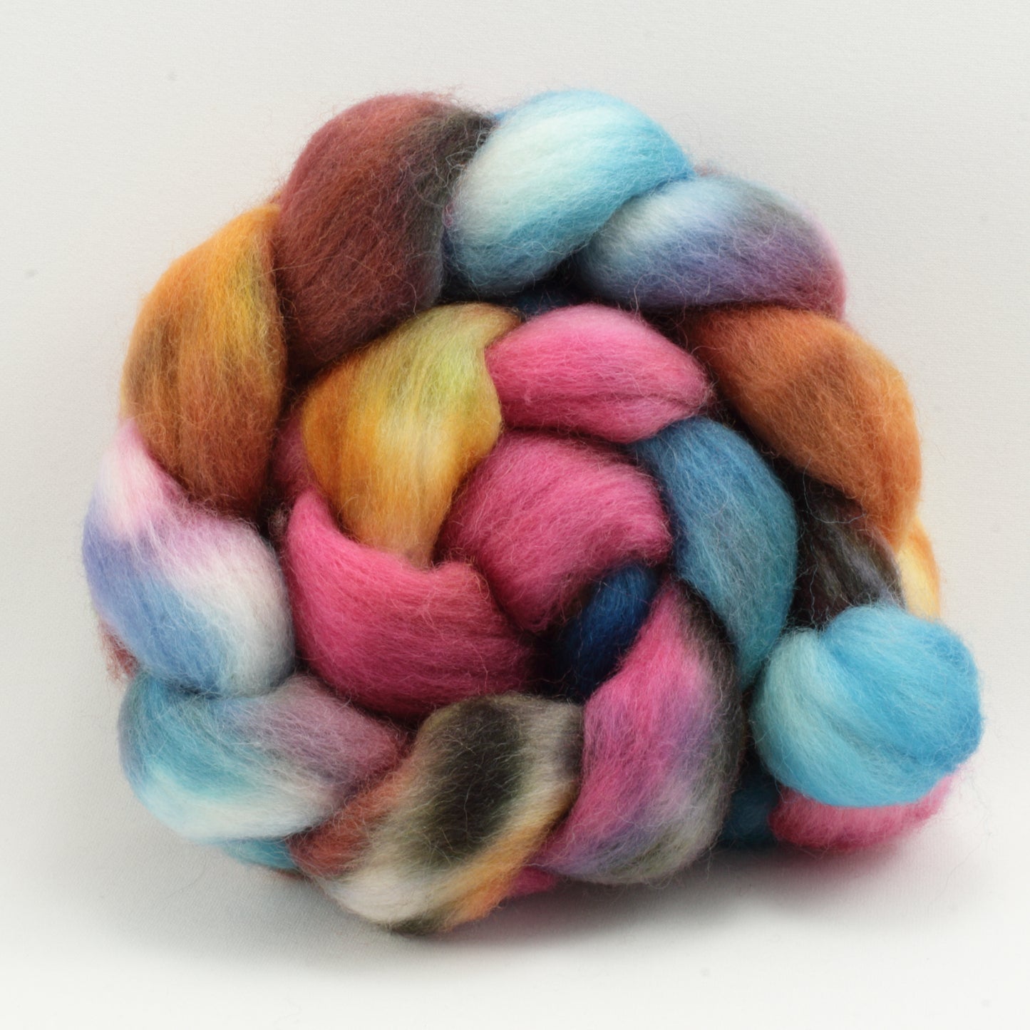 4oz Cheviot Combed Top - Hashbrown No Filter