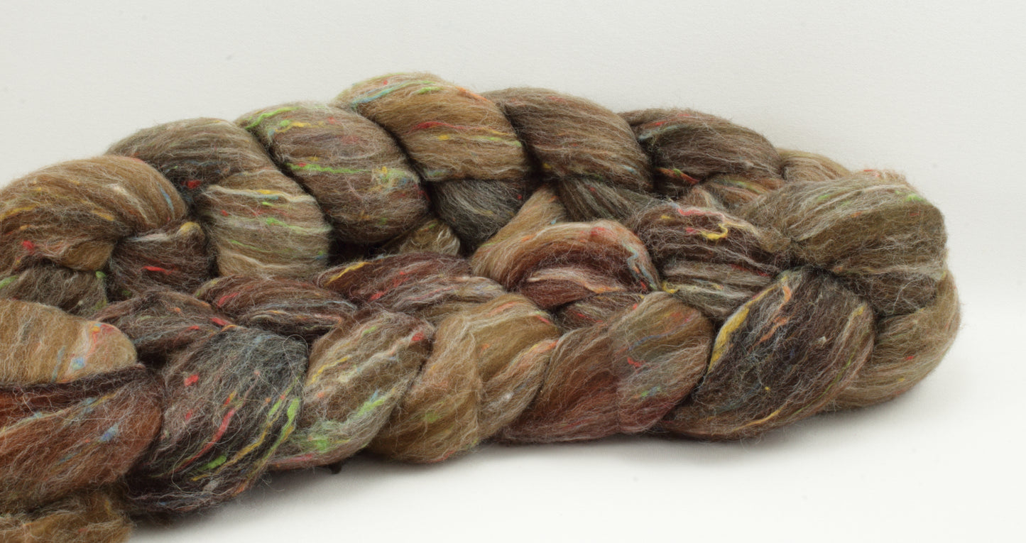 NEW - 4oz US Merino with Colored Neps - Neutral Colorways