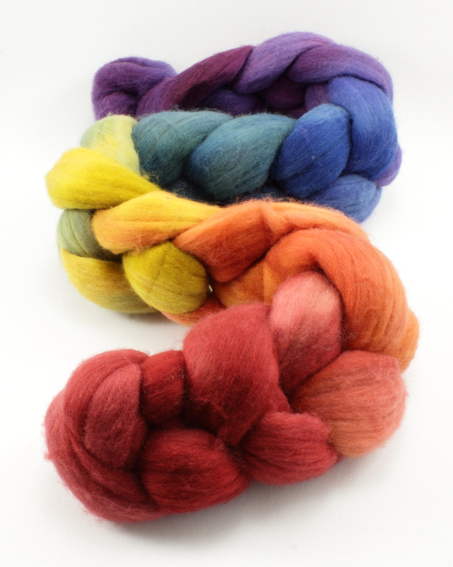 4oz 19.5 Micron Fine American Merino Combed Top - Gradients