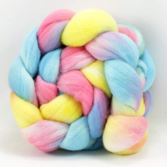 4oz 19.5 Micron Fine American Merino Combed Top - Stranger Danger Ranger