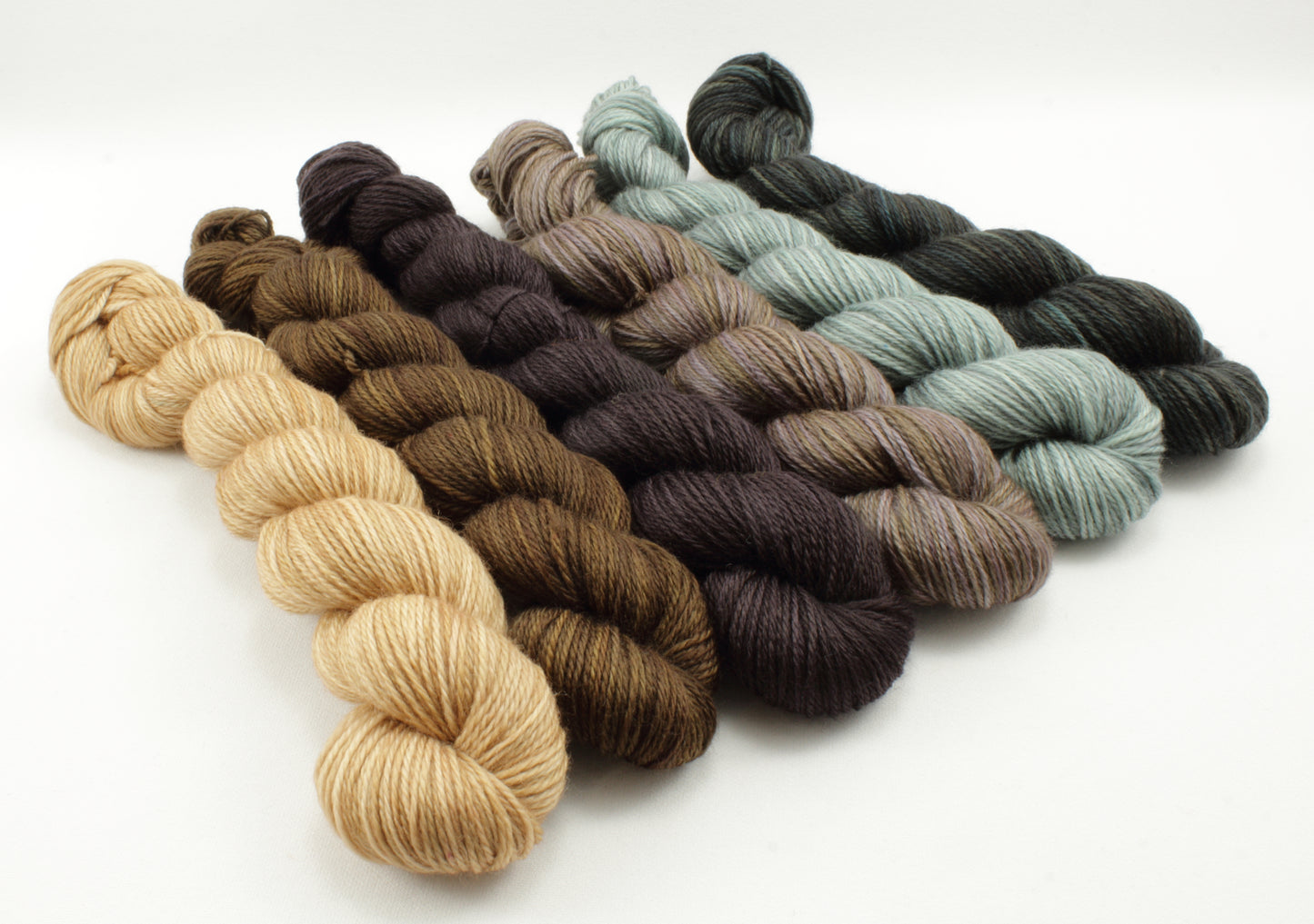 NEW - Colorwork Set - 978yd - Yuuka Fingering - Neutrals