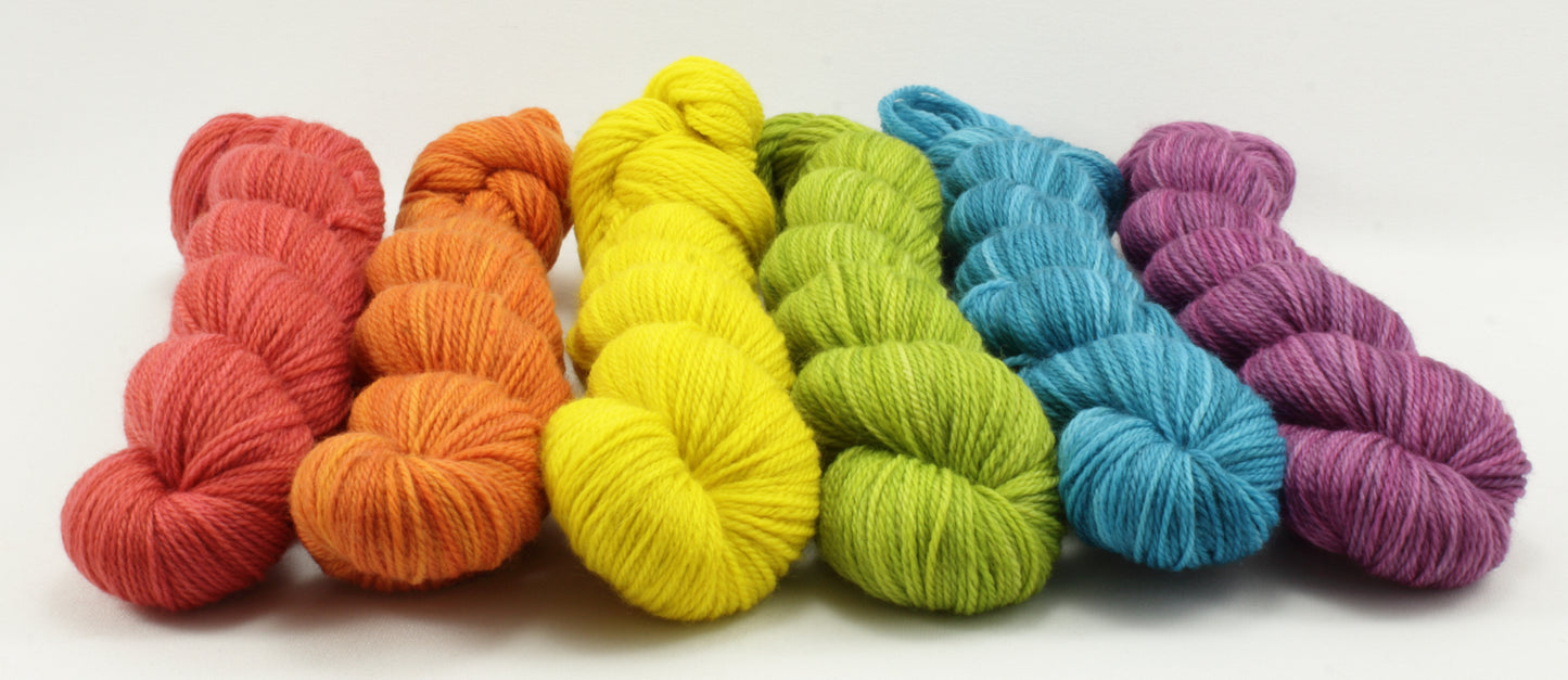 NEW - Colorwork Set - 978yd - Yuuka Fingering - New Fall Brights