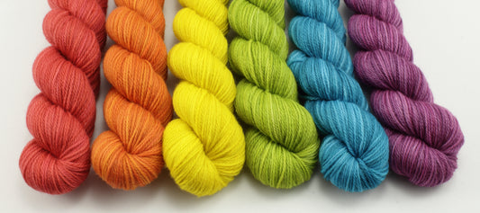 NEW - Colorwork Set - 978yd - Yuuka Fingering - New Fall Brights