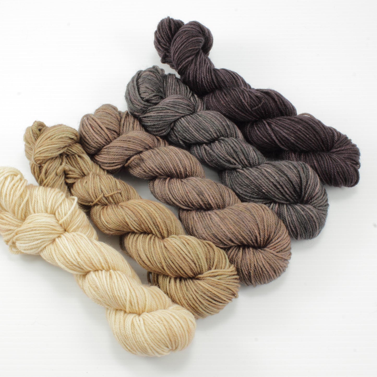 NEW - Colorwork Set - 460yd - Boundless SW Merino/Nylon Sock Yarn - Neutrals